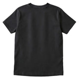 back of Deathblooms Black t-shirt on a white background